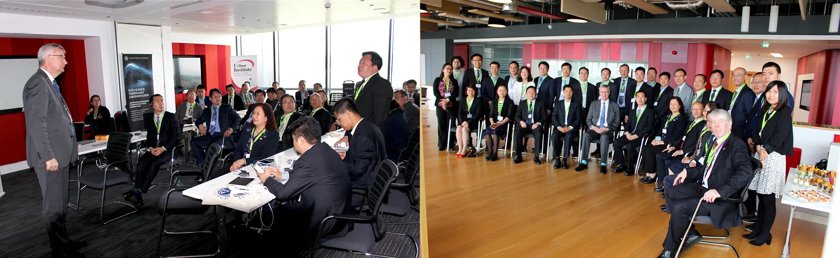 Presidents of 20 leading Chinese hospitals visit the Usher Institute at Edinburgh BioQuarter