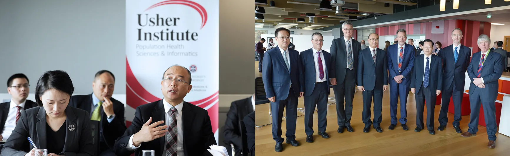 Shenzhen Mayor Xu Qin visits The University of Edinburgh Usher Institute at Edinburgh BioQuarter
