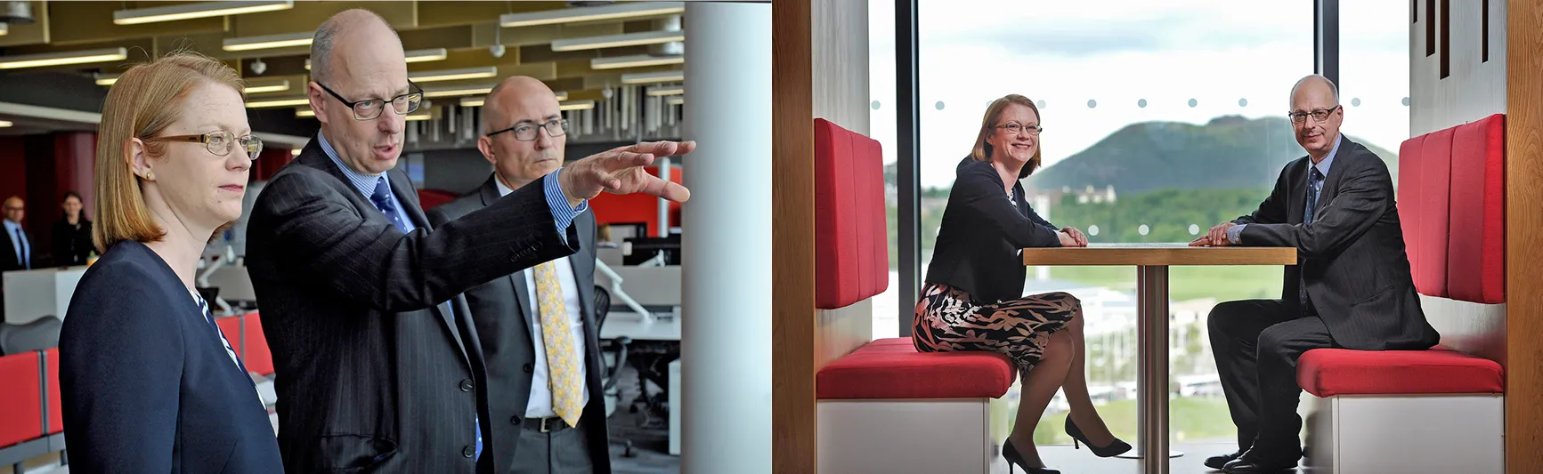 Shirley-Anne Somerville MSP, Minister for Further Education, Higher Education & Science visits the Usher Institute